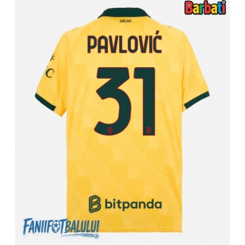 AC Milan Strahinja Pavlovic #31 Tricou Fotbal Replică 2025-26 Barbati Treilea